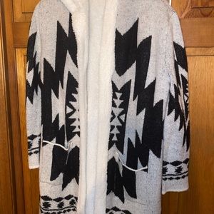 Women’s Aztec and Sherpa cardigan